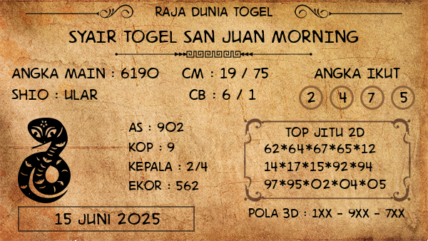 Prediksi San Juan Morning