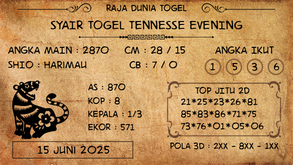 Prediksi Tennesse Evening