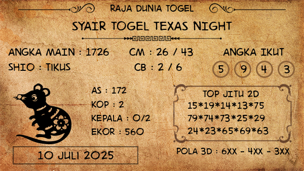 Prediksi Texas Night