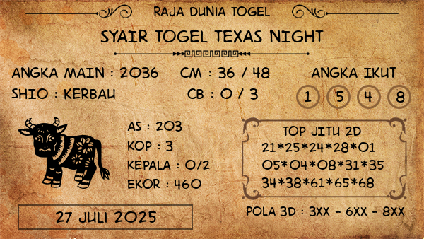 Prediksi Texas Night