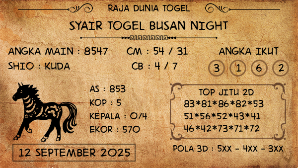 Prediksi Busan Night