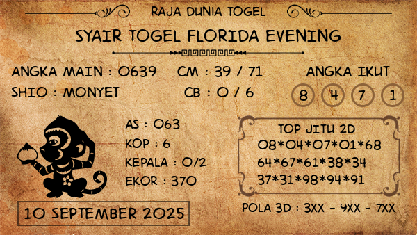 Prediksi Florida Evening