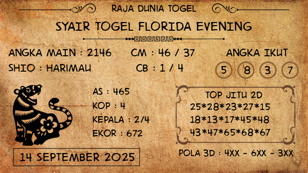 Prediksi Florida Evening