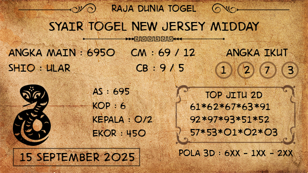 Prediksi New Jersey Midday