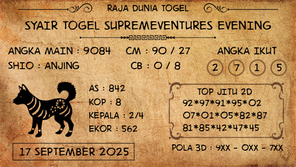 Prediksi Supremeventures Evening