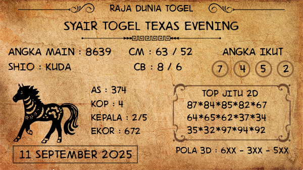 Prediksi Texas Evening