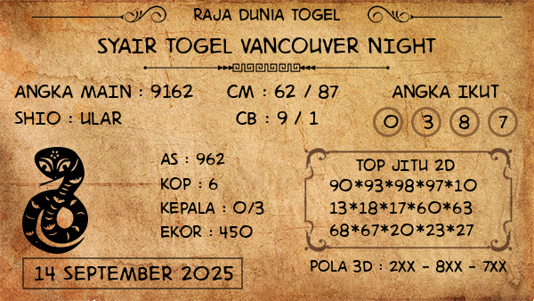 Prediksi Vancouver Night