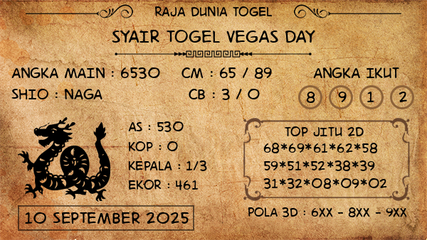 Prediksi Vegas Day